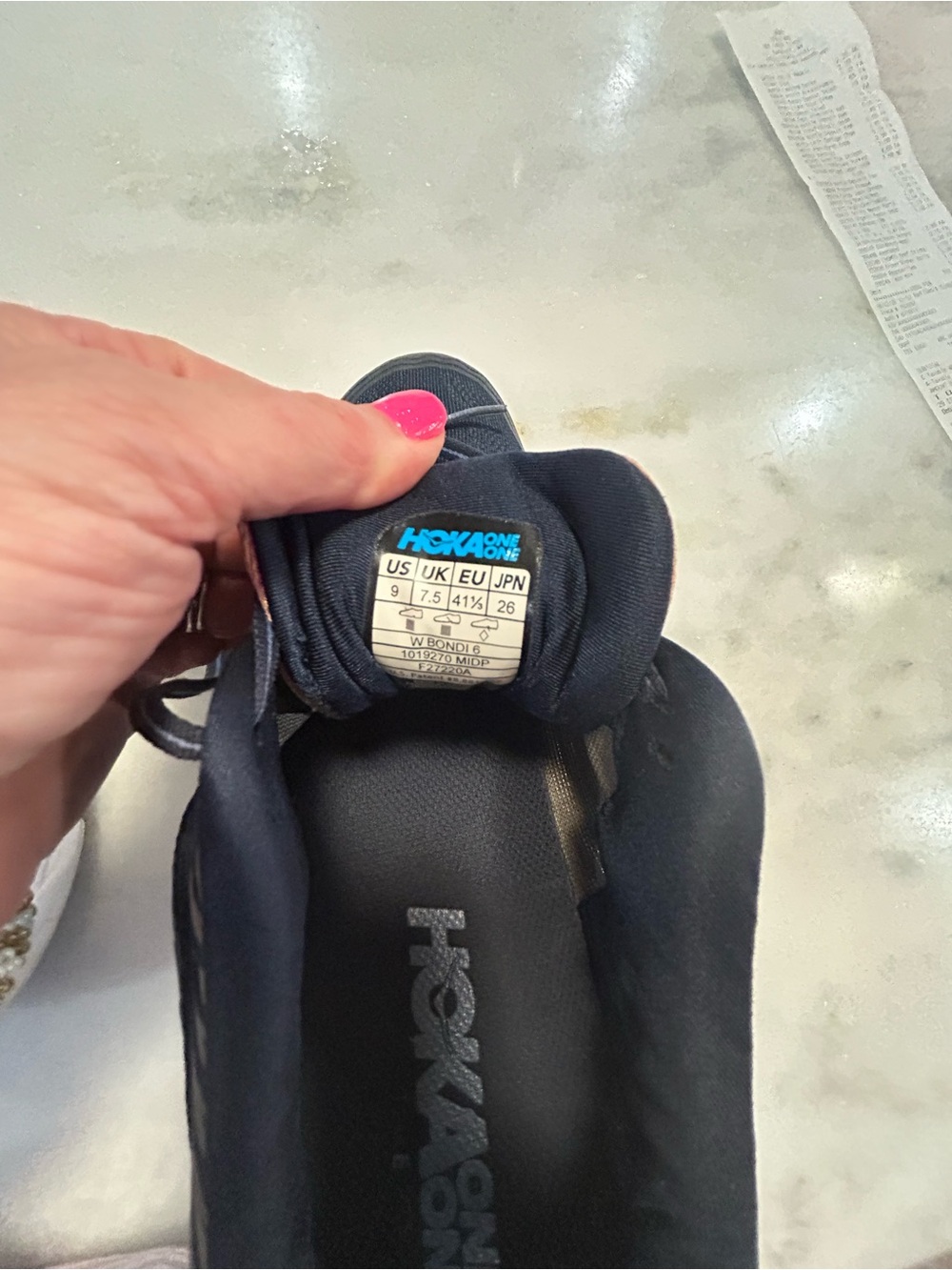 Hoka One One Bondi 6 Size 9 - Picture 12 of 12